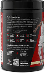 Whey Protein Powder | Six Star Whey Protein Plus | Whey Protein Isolate & Peptides | Lean Protein Powder for Muscle Gain | Muscle Builder for Men & Women | Vanilla, 2 lbs (Package May Vary)