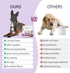 Joint Care Chews for Dogs-High Levels of Glucosamine, Green Lipped Mussels, Omega 3 and Turmeric - Hip and Joint Supplement for Dogs to Helps Ease Discomfort & Stiffness-150 Soft Chews
