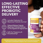 Probiotics for Women- 3 Pack(180 Capsules) - Ultimate Flora Bloom Probiotic Supplement for Women - Healthy Vaginal Odor Probiotic - Formula for pH Balance, UTI, BV & GBS Relief