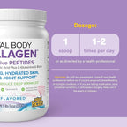 Natural Factors Total Body Collagen - Bioactive Collagen Supplement for Hair & Nail Growth Support - Healthy Skin Supplement with Protein, Vitamin C & More - Unflavored, 500 g (38 Servings)