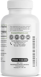 Bronson Rhodiola Rosea Vegetarian Capsules - Adaptogenic Herb - Brain, Stress & Mood Support - Non-GMO, 250 Count