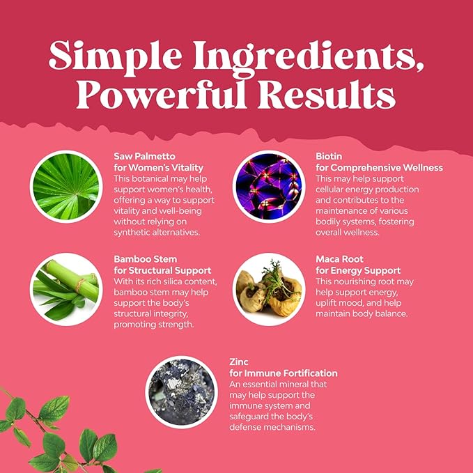 Extra Strength Saw Palmetto for Women - DHT Blocker Restoring Hair Vitamins for Hair Health - 500mg Pure Saw Palmetto Capsules with Maca Root & Biotin for Stronger Healthier Looking Hair 180 Count