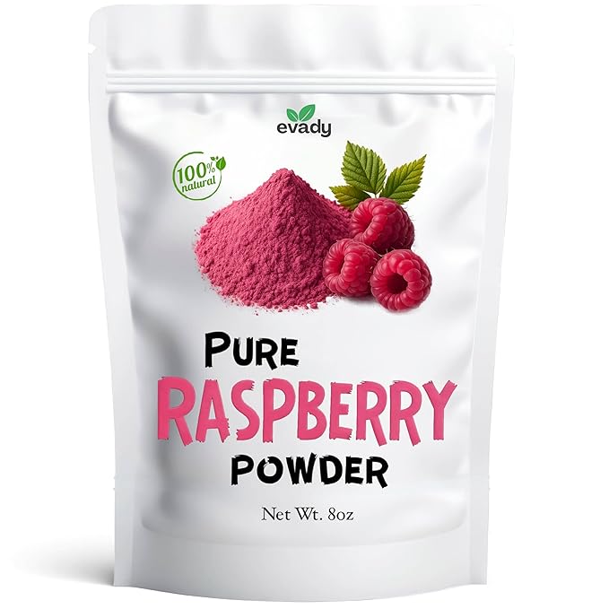 Raspberry Powder 8 oz, Pure Powder Used in Cooking and Beverages, Natural Food Coloring