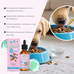 Dogs Collagen, Supports Joint Relief & Healthy Skin Coat, Gut Health, Premium Liquid Collagen Supplement, 2 fl.oz