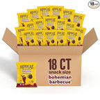 HIPPEAS Chickpea Puffs, All Dressed Barbecue, Gluten Free Snacks, Dairy Free, Vegan, 0.8oz, Pack of 18, 3g Protein, 2g Fiber, Crunchy, Nutritious, Baked Plant Protein Snack, Non-GMO, Kosher