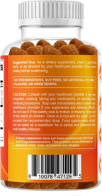 Vitamatic Turmeric Gummies with Ginger & Black Pepper Extract – 60 Vegan Gummies 95% Curcuminoids – Powerful Antioxidant & Inflammatory Support