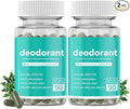 Body Deodorizing Supplement, Internal Deodorant Chlorophyll Capsules for Men & Women - Full Body Deodorizing Supplement Odor Control Natural Deodorant, 90 Count