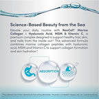 NeoCell Marine Collagen Peptides Powder | 7 oz | Unflavored Supplement | with Vitamin C and MSM | Plus Hyaluronic Acid | Prebiotic Fiber Beauty Blend | Hair, Skin, & Nails | for Women and Men
