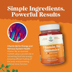 Potent Vitamin B6 Gummies for Adults - Vitamin B6 50mg Per Serving Gummy Vitamins for Women and Men for Immune Nerve and Mood Support - Vegan Kosher B6 Vitamins Gummies for Women and Men - 90 count