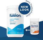 Bariatric Fusion Unflavored Multi Collagen Protein Powder | Hydrolyzed Collagen Peptides Powder Plus Joint Support Complex of MSM and Glucosamine | Type 2 | Dairy, Gluten & Soy Free | 30 Servings