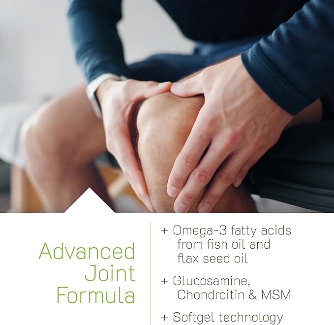 Irwin Naturals 3-in-1 Joint Formula with Glucosamine, Chondroitin, Turmeric & Boswellia - Advanced Joint Support Supplement for Men and Women - 90 Liquid Soft-Gels