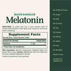 Nature's Bounty Melatonin 3mg Quick Dissolve, Sleep Aid Supplement, Sleep Aids for Adults, Cherry Flavor, 240 Count (Pack of 1)