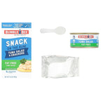 Bumble Bee Snack On The Run Fat-Free Tuna Salad with Crackers Kit- Ready to Eat, Spoon Included - Wild Caught Tuna - Shelf Stable & Convenient Protein Snack, 3.5 Ounce Boxes (Pack of 12)