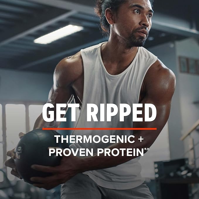 GNC AMP Wheybolic Ripped Protein Powder & Thermogenic Supplement, Increases Muscle Strength & Size, Energy & Endurance, 40g Protein, 6.2g Leucine, 15g EAA, Caffeine, Chocolate Fudge, 9 Serving