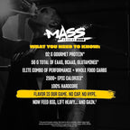 Mutant Mass Extreme Gainer Protein Powder – High Calorie Weight Gainer with Whey Protein & BCAAs for Muscle Mass & Weight Gain - Vanilla Ice Cream 6 lbs