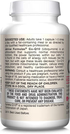 Jarrow Formulas Co-Q10 100 mg - Antioxidant Support for Mitochondrial Health, Cellular Energy Production & Healthy Cardiovascular Function - 60 Veggie Capsules - Non-GMO - Gluten Free