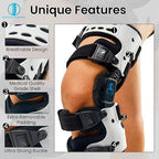 Comfyorthopedic OA Unloader Knee Brace Support for Osteoarthritis, Bone on Bone Arthritis Knee Joint Pain Cartilage Relief, Medial /Inside Plus Size Offloader L1851/L1843 Fits Up to 32in Thigh Circumference