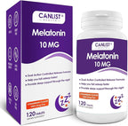 Extra Strength Melatonin 10mg Tablets, Sleep Support, Fall Asleep Faster, Non-Habit Forming Sleep Aids for Adults, Sleep Cycle Regulation, Vegan, Non-GMO & Gluten-Free, 120 Tablets