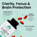 Luma Nutrition CoQ10 400mg Softgels - High-Absorption Coenzyme Q10 - Co Q-10 200mg / 400mg Per Serving - Heart Health - 60 Liquid Softgels (Pack of 2)