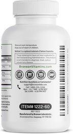 Bronson DIM Balance+ Calcium D-Glucarate, Broccoli Sprouts and Vitamin D3 200 MG of DIM per Capsule Supports Estrogen Metabolism and Balanced Hormone Levels Non-GMO, 60 Vegetarian Capsules