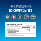 Approved Science Creatine Monohydrate Powder – with BioPerine – Supports Strength, Lean Muscle & Recovery – 5 g Per Serving – Unflavored Creatine Powder – Non-GMO, Vegan – 120 Servings (Pack of 2)