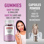 L Glutamine 1000mg Gummies - Muscle Relief & Immune Support, Amino Acid Supplement with Magnesium Glycinate, Vegan & Non-GMO, Gluten Free (120 Count)