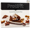 Proti Fit Protein Bar - Caramel Nut Protein Bar - 15g - Low Carb - Low Calories 170- Weight Loss Snack Bar for Healthy Diets, Hunger Control, Appetite Suppressant,7 Count (1.7 OZ NET Weight 11.6 OZ)