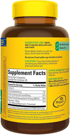 Nature Made Magnesium L-Threonate with Vitamin C & Vitamin D3, Provides 130 mg of Mag from 1800 mg Magnesium L Threonate, Cognitive Support Magnesium-Supplement, 90 Capsules, 30 Day Supply,(Pack of 2)