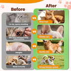 Yeast Infection Treatment for Dogs & Cats-Natural Fast Relief Drop for Itchy Skin, Ears & Paws Redness -Supports Allergy, Inflammation & Immune Health,2 fl oz Salmon Flavor (1 Pack)