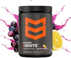 MTN OPS Ignite Sugar Free Energy Drink Powder with 200mg Caffeine, Nootropic Blend for Energy, Focus & Endurance, L Arginine & L Citrulline Pre Workout, 45 Servings, Huckleberry Lemonade
