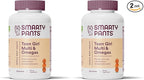 SmartyPants Teen Girl Multivitamin Gummies with Omega-3 Fish Oil (EPA/DHA), Vitamins C, D3, B12, A, K & Zinc, Gluten-Free, Includes Biotin for Hair, Skin & Nails, 120 Count (Pack of 2)