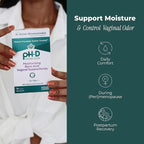 pH-D Feminine Health Support - Boric Acid Moisturizing Suppository - Woman Owned - for Vaginal Odor - Paraben-Free and Cruelty-Free - 14 Count