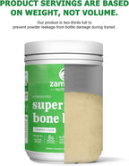 Zammex Bone Broth Plus Superfood Protein Powder (Turmeric Flavor), 8g Hydrolyzed Protein with Vitamin D, for Healthy Skin, Nails, Hair, Joints & Digestion,Non-GMO (30 Servings)
