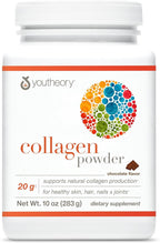 Youtheory Collagen Powder - Hydrolyzed Collagen Peptides with Vitamin C - Supports Healthy Bones, Joints & Immune System* - Chocolate - 10 oz (10-Day Supply)