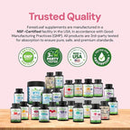 Myo-Inositol & D-Chiro Inositol Supplement for Women's Health | Fertility Supplements Women | Inositol 40:1 Ratio Support Ovarian Function & Healthy Hormone Balance Women | 2050mg | 120 Powder Caps