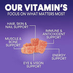 Multivitamin Gummies for Adults - Daily Adult Multivitamins Gummy with Vitamins A, C, D, B12 for Women & Men, Immune Support Gummy Multivitamins Supplement, Adult Multi VIT Vitamin - 90 Gummies