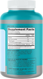 Qunol Magnesium Gummies for Adults, 200mg Elemental Mg (from 1,750mg Magnesium-Citrate),High Absorption Mg-Supplement,Supports Nerve,Bone & Muscle Health,Vegetarian,120 Count(Pack of 2)