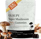 Lions Mane Mushroom Supplement Gummies: Daily Mushroom Supplements Gummy for Memory & Focus,12-Mushroom Blend with Cordyceps,Reishi,Chaga,Herbal Brain Supplement for Cognitive,60 Gummies