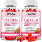 Calcium Citrate Gummies 1200mg for Adults & Kids, Chewable Calcium Citrate for Bone, Muscle & Immune Support, Bioavailable Calcium Supplements for Women & Men, Raspberry Flavor, 120 Count