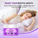 Topical Magnesium Lotion Cream for Sleep: Natural Magnesium Body Butter for Sweet Sleep/Leg Cramps/Feet/Arms/Muscle Pain Relaxation - Calm Moisturizing Day and Nightime Cream for Women and Men 4 oz