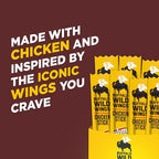 Slim Jim Chicken Sticks, Buffalo Wild Wings Honey BBQ Seasoned, 7g Protein per Serving, Snack Size, Easter Basket Stuffer for Men, 0.28 oz. (14 Count) (Pack of 2)