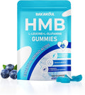 BAKAKOUL HMB and L-Leucine Gummies, HMB and Leucine Supplement Supports Muscle Fast Workout Support, HMB and Leucine Amino Acid for Men & Women, Sugar Free, Non-GMO, 120 Counts