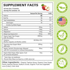 Apple Cider Vinegar Gummies, Keto ACV Gummies Max Strength 2000mg Apple Cider Vinegar with Mother, Probiotics & Vitamin B12, for Digestion, Metabolism, Cleanse & Detox Diet, 60 Count