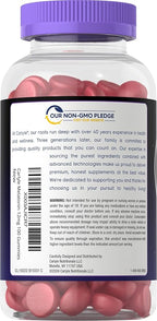 Carlyle Melatonin Gummies 12mg | 100 Count | Berry Flavor | Vegan Supplement | Non-GMO, Gluten Free