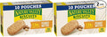 Nature Valley Biscuit Sandwiches, Peanut Butter, Snack Bars, 10 Bars, 13.5 oz (Pack of 2)