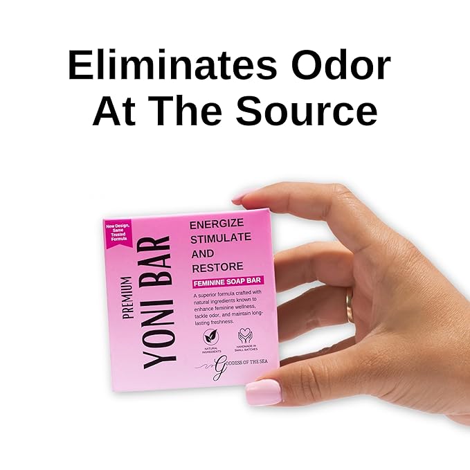 3 Bar Bundle - Premium Yoni – Natural Feminine Care Soap for pH Balance, Odor Control & Hydration | Organic Herbal Ingredients | Gentle Yet Effective for Daily Intimate Hygiene | Handmade & Vegan