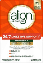 Align Probiotic,Pro Formula,Probiotics for Women and Men,Probiotics for Digestive Health,Men and Womens Probiotic Capsules Help Relieve Occasional Bloating & Gas*,30 Capsules,(Pack of 2)