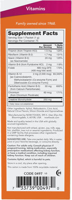 NOW Supplements, Instant Energy B-12 (2,000 mcg of B-12 per packet), Cellular Energy Boost*, 75 Packets