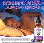 Cortisol Supplement Liquid Drops, Cortisol Supplements for Women & Men, 10 in 1 Cortisol Detox Manager Reducer with Magnesium, Ashwagandha, L-theanine, Hormone Balanced, Sleep Support - 2.02 fl.oz