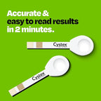 Cystex UTI Test Strips for Women & Men - Fast, At-Home Urinary Tract Infection Test Kit - Detects Leukocytes & Nitrites - Clinically Accurate Results in 2 Minutes - 4 Test Strips per Box